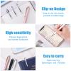 8 Pieces Capacitive Stylus Pens for Touch Screen, Universal Disc Fine Point Stylus Pens for Most Touch Screen Smart Devices, 4 Colors view 3