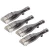 Yosoo 4 Pack Zinc Alloy Retro Wine Bottle Shape Pull Handles, Silver, 105 x 27 x 25mm view 1