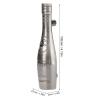 Yosoo 4 Pack Zinc Alloy Retro Wine Bottle Shape Pull Handles, Silver, 105 x 27 x 25mm view 3