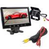 9 Inch LCD Monitor + Waterproof 18 IR Night Vision Black Car Rear View Kit Reverse Parking Backup Camera 20m Cable for Bus Truck Motorhom view 1