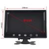 9 Inch LCD Monitor + Waterproof 18 IR Night Vision Black Car Rear View Kit Reverse Parking Backup Camera 20m Cable for Bus Truck Motorhom view 3