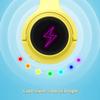 Kids Wireless Bluetooth 5.0 Earphones with 7 Colors LED Light, Earhook Headphones, Foldable Built-in Microphone, Suitable for Boys and Girls Game/Music/Study, Christmas/Birthday/Travel Gift (Yellow) view 4