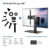 BONTEC Universal TV Mounting Hardware Screw Kit, Compatible with TVs Up to 80 inch, Includes M4, M5, M6, M8 Screws, Washers, Spacers, VESA Mounting, Ceiling Mount, TV Wall Mount Kit, Black view 4