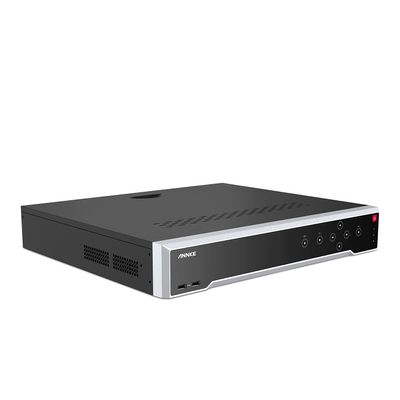 ANNKE 32 Channel 12MP PoE Network Video Recorder for PoE Security Camera, H.265+ NVR w/ 16 Ports PoE Recording, 1CH AI Face Detection, Supports up to 4X 10TB Hard Drive (Not Included)