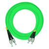Jeirdus 150Meters 492ft FC to ST Duplex 40/100GB OM5 Fiber Optic Cable Jumper Optical Patch Cord 50/125 Multimode 150M FC-ST view 4