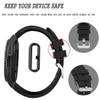 11-Pack Strap Silicone Fastener Rings Connector Security Band Keeper Safe Rings for Garmin Vivoactive 3/ Forerunner 645 245/Venu/Vivomove/Fenix 6S/Fenix 5S Bands Black Rubber Replacement Bands view 3