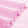 10ftx10ft Baby Pink Wrinkle-Free Backdrop Drapes, Pink Polyester Background Curtains Backdrop Decorations for Party,Baby Shower,Birthday Parties view 4