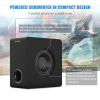 BESTISAN Powered Subwoofer, 6.5'' Side Firing Home Audio Sub, Deep Bass Response Subwoofers, Easy Setup with Home Theater Systems, TV, Speakers, RCA, LFE, AUX Input, High-Level Speaker Input & Output view 2