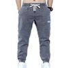 Andongnywell Men's Vintage Skinny Fit Destroyed Cotton Denim Pants Stretch Distressed Jeans Trousers (Gray,Large) view 1