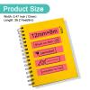 NineLeaf 4 Pack Compatible for Brother TZ TZe TZe-431 TZe431 TZ-431 TZ431 Label Tape 12mm 1/2'' Black on Red Standard Laminated Labeling Work with P-Touch PT-D210 PTD400AD PTH110 PT-D600 Label Maker view 4