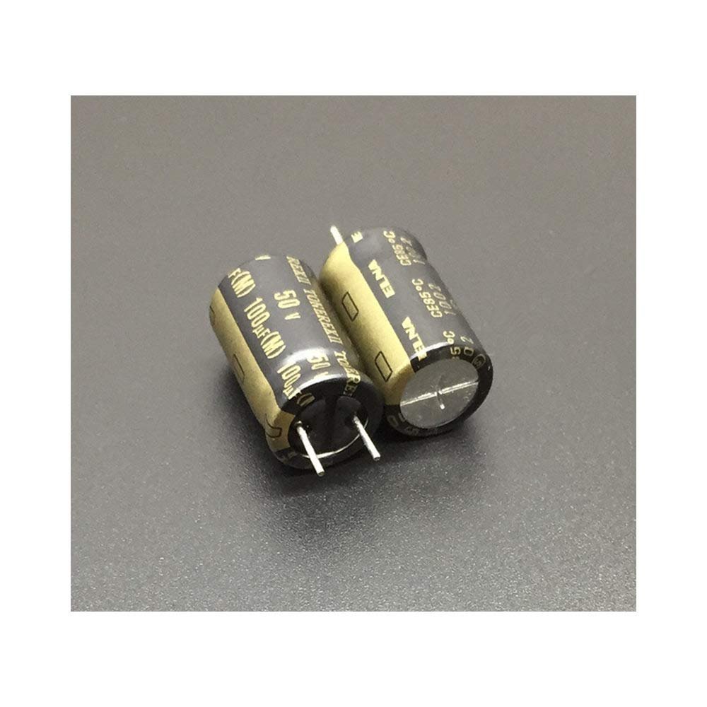 10pcs Elna Black TONEREX II Series 100uF 50V100uf 10X16 Audio Electrolytic Capacitor
