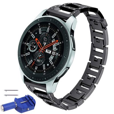 Gear S3 Frontier SM-R760N Watchband,Unique Design Easy to use Durable Stainless Steel Strap Watchband Disassembly Tool Compatible with Samsung Gear S3 Frontier SM-R760N
