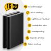 Zonon 16 Pieces Door Corner Seal Pads Adhesive Weatherstripping,Black view 3