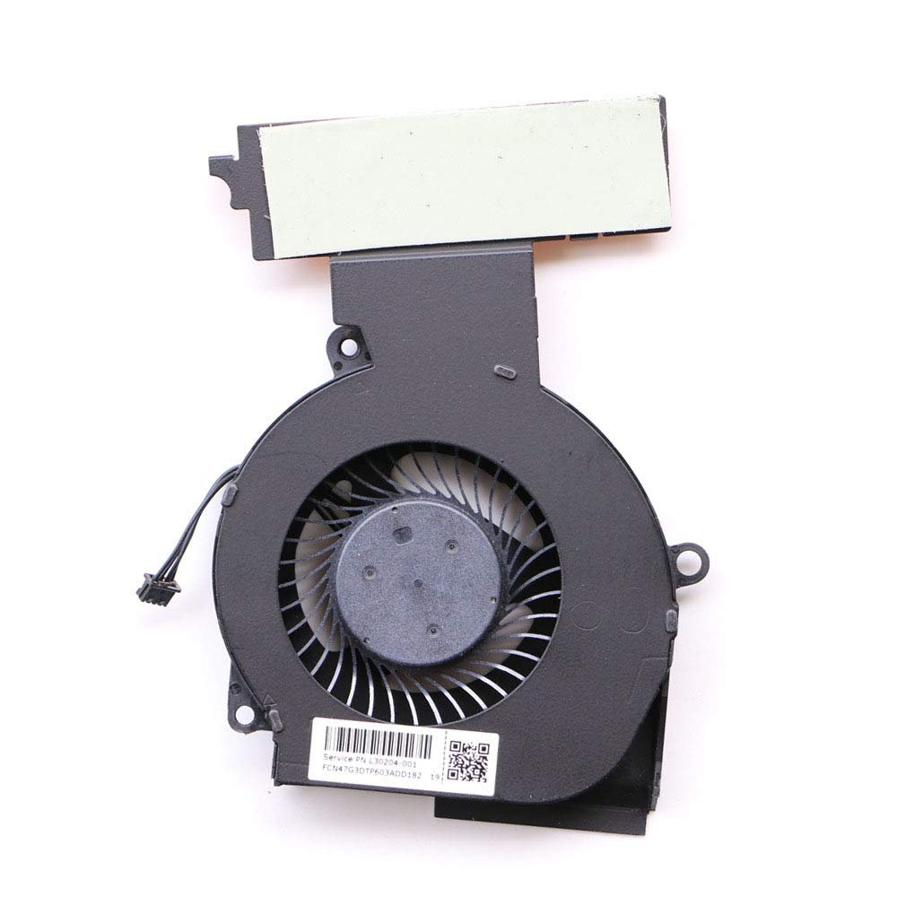 Laptop CPU Fan for HP 15-DC1070TX 15-DC1071TX 15-DC1074TX 15-DC1075TX 15-DC1077TX 15-DC1079TX 15-DC1079WM 15-DC1080TX 15-DC1081TX 15-DC1082TX 15-DC1083TX DC5V 0.5A