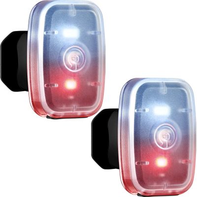 Mudder Running Lights for Runners Rechargeable LED Safety Lights, 2 Pcs