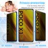 Anbel Design Anbzsign [2 Pack] Camera Lens Protector and [2 Pack] Privacy Full Coverage Screen Protector for Xiaomi Poco X3 / Poco X3 NFC/Poco X3 Pro, Anti-Spy 9H Hardness Tempered Glass view 4