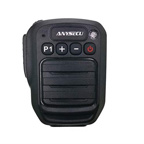 Anysecu HB980 Bluetooth PTT Microphone Support Zello PTT Moblie Phone Wireless Shoulder mic for POC Network Radios