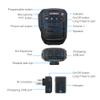 Anysecu HB980 Bluetooth PTT Microphone Support Zello PTT Moblie Phone Wireless Shoulder mic for POC Network Radios view 4