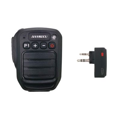 Anysecu HB980 M Adapter Wireless Bluetooth Microphone PTT Shoulder Mic for HYT TC500 TC600 TC700 GP300 GP308 Two Way Radio
