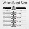CA0414 King Cobra Snake Skin Graphic Printed Leather Smart Watch Band Strap for Fossil Hybrid Smartwatch Nate, Hybrid HR Latitude, Hybrid Smartwatch Machine Size (24mm) view 4