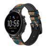 CA0824 Dragon Cloud Painting Leather Smart Watch Band Strap for Fossil Hybrid Smartwatch Nate, Hybrid HR Latitude, Hybrid Smartwatch Machine Size (24mm) view 1