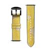 CA0416 Yellow Snake Skin Graphic Printed Leather & Silicone Smart Watch Band Strap for Fossil Mens Gen 5E 5 4 Sport, Hybrid Smartwatch HR Neutra, Collider, Womens Gen 5 Size (22mm) view 3