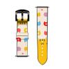 CA0321 Cute Cat Cartoon Funny Leather Smart Watch Band Strap for Fossil Hybrid Smartwatch Nate, Hybrid HR Latitude, Hybrid Smartwatch Machine Size (24mm) view 3