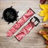 CA0042 Brain Leather Smart Watch Band Strap for Fossil Hybrid Smartwatch Nate, Hybrid HR Latitude, Hybrid Smartwatch Machine Size (24mm) view 2