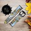 CA0563 Tarot Card Queen of Cups Leather Smart Watch Band Strap for Fossil Hybrid Smartwatch Nate, Hybrid HR Latitude, Hybrid Smartwatch Machine Size (24mm) view 2