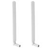 Othmro GSM GPRS WCDMA Antenna 3G 6dBi 700-2700MHz SMA Male Connector Omni Direction Foldable White 2Pcs view 1