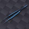 Alloy Tweezer, Pointed Tweezer or Curved Tweezer for Microscope Motherboard Fingerprint Jump Line Wire Repair Phone Welding(Pointed) view 3