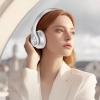 TUINYO Bluetooth Headphones Wireless, Over Ear Stereo Wireless Headset 40H Playtime with deep bass, Soft Memory-Protein Earmuffs, Built-in Mic Wired Mode PC/Cell Phones/TV-White   view 3