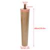 Mid-Century Modern Straight Tapered Solid Oak Furniture Legs,M8 Threaded Rod Sofa Legs Coffee Table Legs,6-70cm,for Bedside Table,Shoe Cabinet,Dressing Table,4pcs (60cm/23.6in) view 2
