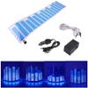 WONFAST Sound Music Beat Activated Car Sticker Equalizer Rhythm Blue Cube LED Flash Light Audio Voice Rhythm Lamp(90x25CM) view 1