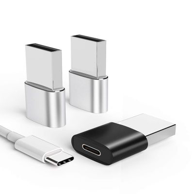zoyuzan 3-Pack,USB C to USB Adapter,Type-C Female to USB Male Charger Cable Converter for iPhone 11 12 Mini Pro Max Airpods iPad air4 Magsafe,Galaxy Note 10 S20 Ultra A71 S21,PC,Portable Charging