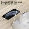 zoyuzan 3-Pack,USB C to USB Adapter,Type-C Female to USB Male Charger Cable Converter for iPhone 11 12 Mini Pro Max Airpods iPad air4 Magsafe,Galaxy Note 10 S20 Ultra A71 S21,PC,Portable Charging view 4