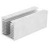 100 * 40 * 40MM Steady Aluminum Heat Sink U Type TO-3P Heat Cooling Fin Dense Tooth Heat Cooler Fin Thermal Conductivity Cooling Radiator view 1