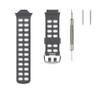 ANCOOL Compatible with Garmin Forerunner 310XT Watch Band, Soft Silicone Watch Strap Replacement for Forerunner 310XT Smartwatch, Grey-Light Grey view 2