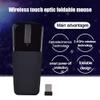 143 Foldable Touch Mouse, Arc Touch Mouse Mice Receiver for PC Laptop Smart TV, Stylish Appearance(Black) view 3