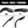 143 Foldable Touch Mouse, Arc Touch Mouse Mice Receiver for PC Laptop Smart TV, Stylish Appearance(Black) view 4
