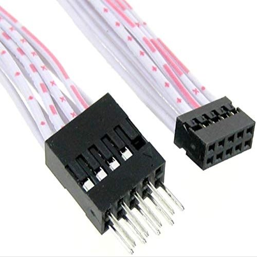 2.54mm to 2.0mm Pitch pin Header Adapter Cable for PC Serial Port, 3-Inch Length (5 Pack)
