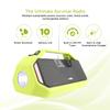 Altec Lansing StormChaser Rechargeable Emergency Radio, Portable Bluetooth Speaker with NOAA AM FM for Weather Alerts, Solar Powered Survival Speaker with Cellphone USB Charger, LED Camping Flashlight view 2