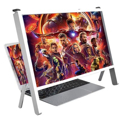 21 Inch Computer Screen Magnifier,Laptop Screen Magnifier,HD Screen Amplifier Adjustable Angle, Screen Magnifier for Laptopand Smart Phone,Gifts for Women (Color : White)