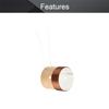 Fielect 38.5mm 1.52" Woofer Voice Coil 4 Layers Round Copper Wire for Bass Speaker Audio Repair 2Pcs view 3