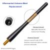 Anina 4.7'' Car Short Antenna Mast for 2009-2018 Ford F150 Aluminium Alloy Truck Antenna for AM/FM Radio Reception Car Wash Proof view 3