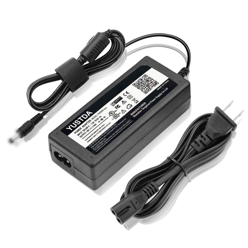 19V AC Adapter Replacement for Toshiba Satellite D155-90W D15590W Laptop Notebook PC 19VDC 4.74A 90W Power Supply Cord Cable PS Battery Charger Mains PSU (w/OD: 5.5mm x ID: 2.5mm.)