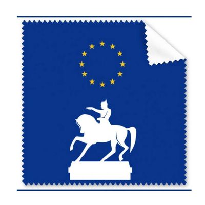 Character French Battle Horse Command Sculpture Cleaning Cloth Phone Screen Glasses Cleaner 5pcs