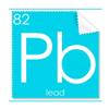Chemistry Elements Period Table Poor Metals Lead Pb Cleaning Cloth Phone Screen Glasses Cleaner 5pcs view 1
