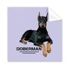 Doberman Ferocious Ear Animal Cleaning Cloth Phone Screen Glasses Cleaner 5pcs view 1