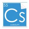 Chemistry Elements Period Table Alkali Metal Cesium Cs Cleaning Cloth Phone Screen Glasses Cleaner 5pcs view 1